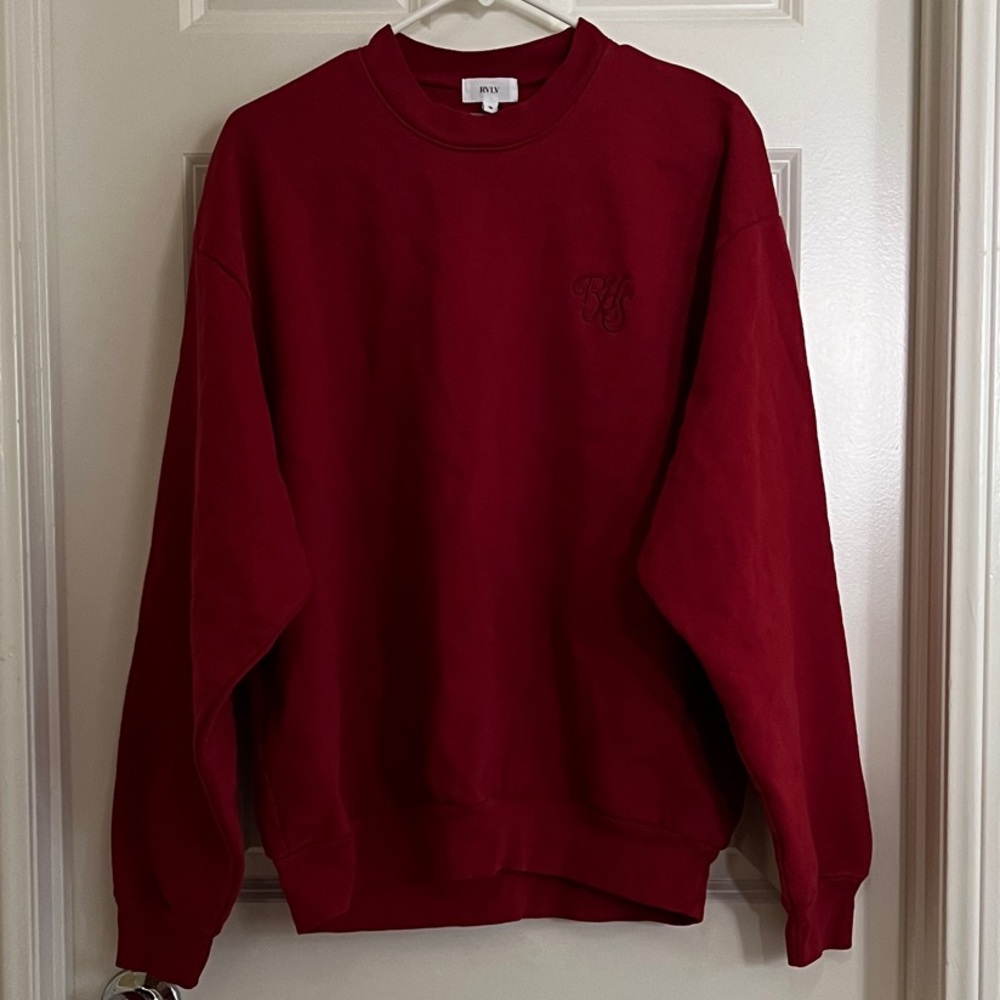 REVOLVE Deep Red Crewneck Sweater